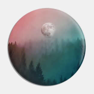 Misty Blue Forest 1 Pin