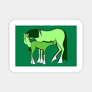 Mare and Foal 6 Magnet