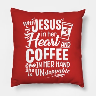 JESUS ME and COFFEE Pillow