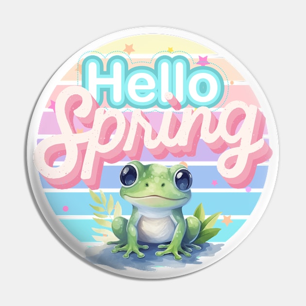 Hello Spring Froggy! Pin by P.E. Fireisland