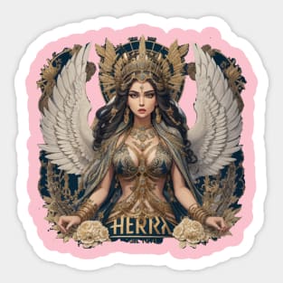 Hera goddess Sticker by Mirksaz-designs