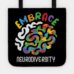 Autism Awareness - Embrace Neurodivergent Tote