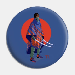 Afro-ninja n°10 Pin