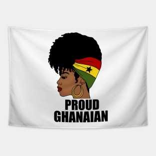 Ghana Flag, Proud Ghanaian Woman, Love Ghana, West Africa Tapestry