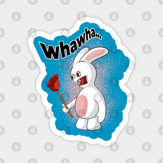 rabbids Magnet by yud art