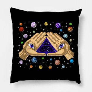 Trippy Sacred Geometry Pillow