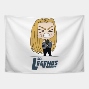 Sara Lance Lifting Weights Tapestry