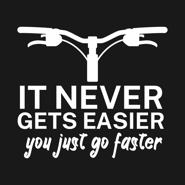 It never gets easier you just go faster by maxcode