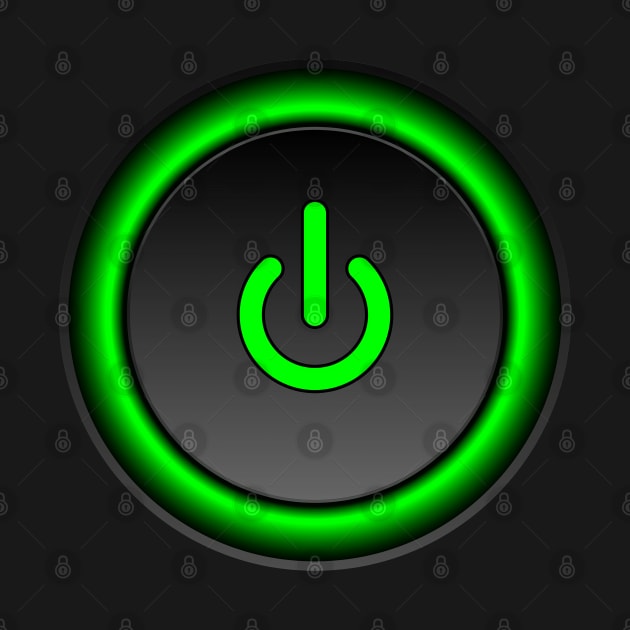 Neon Green Start Button by Lushy