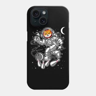 Astronaut Bowling Shiba Inu Coin To The Moon Shib Army Crypto Token Cryptocurrency Blockchain Wallet Birthday Gift For Men Women Kids Phone Case