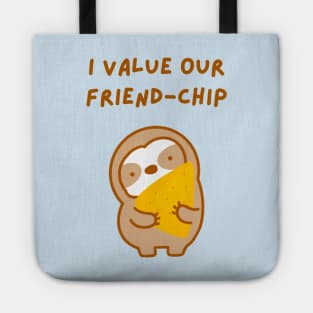 I Value Our Friendship Tortilla Chip Sloth Tote