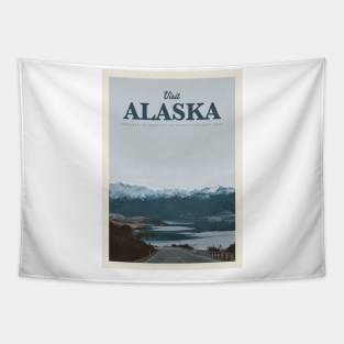 Visit Alaska Tapestry