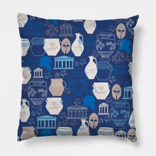 Ancient Greece Print Pillow