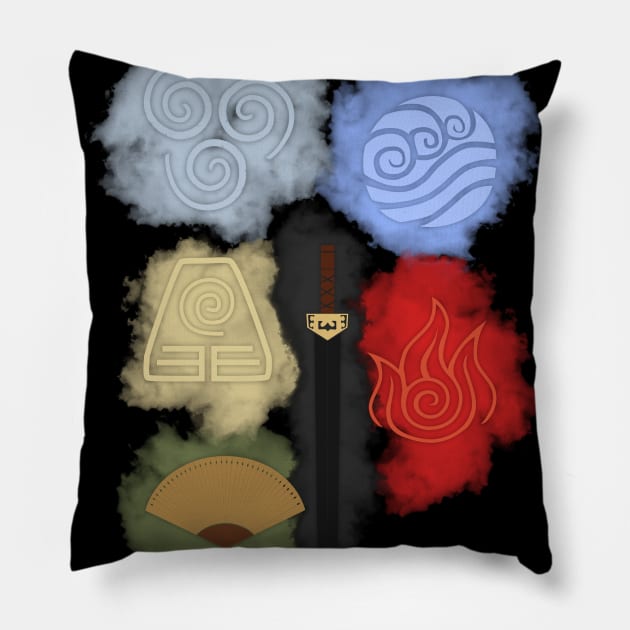 Team Avatar Pillow by Trashy_design