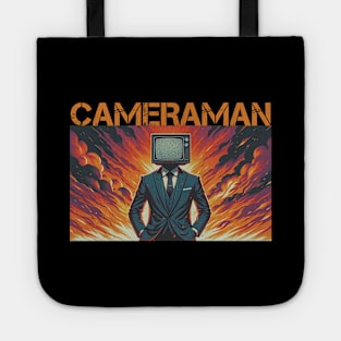 Skibidi Toilet Cameraman Tote