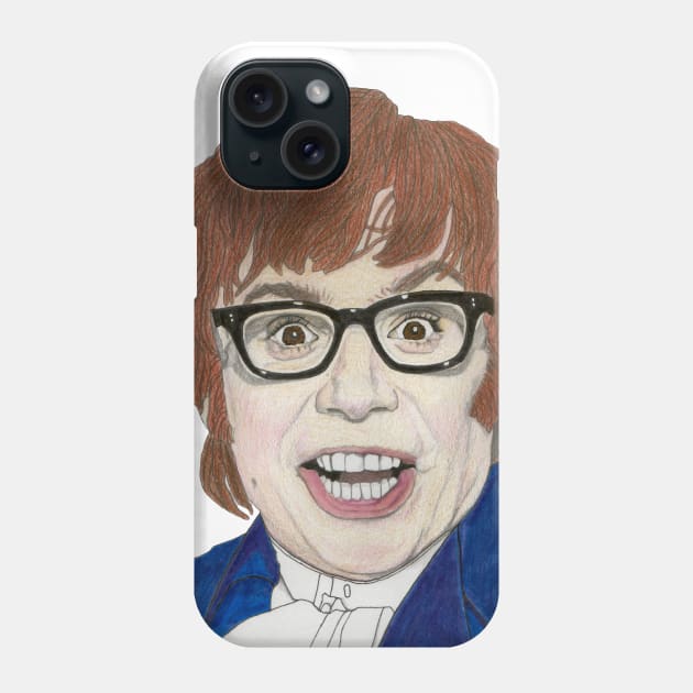 Austin Powers Phone Case by paulnelsonesch