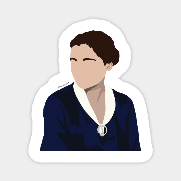 Lise Meitner Magnet by itsaulart