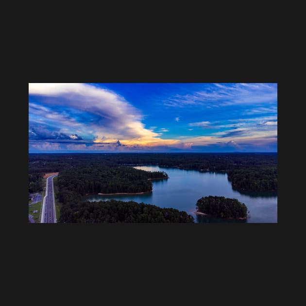 Beautiful Sky over Lake Lanier by Ckauzmann