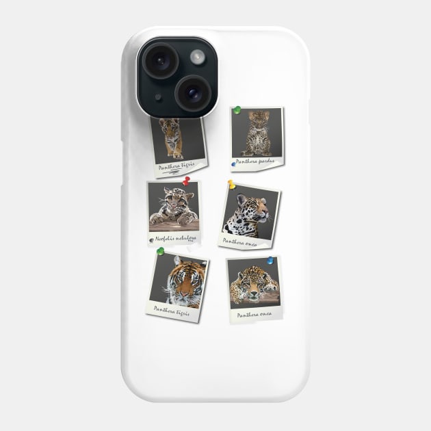 felines Phone Case by obscurite