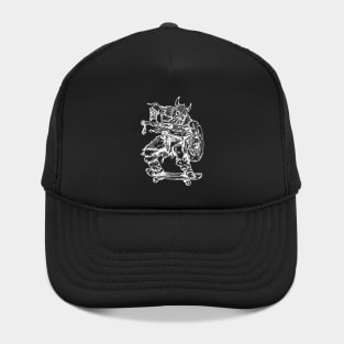 SEEMBO Viking Skater Skateboarding Skateboard Skateboarder Hat
