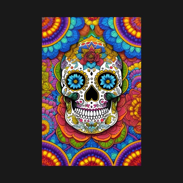 Sugar Skull Art: A Vibrant Celebration of Life and Death by ImaginativeInkPOD