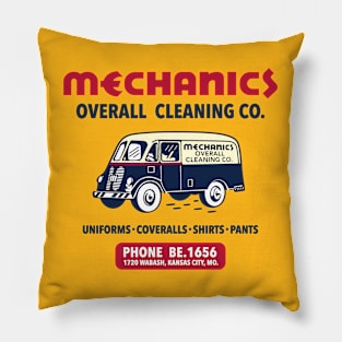 MECHANICS OVERALL CLEANING CO Pillow