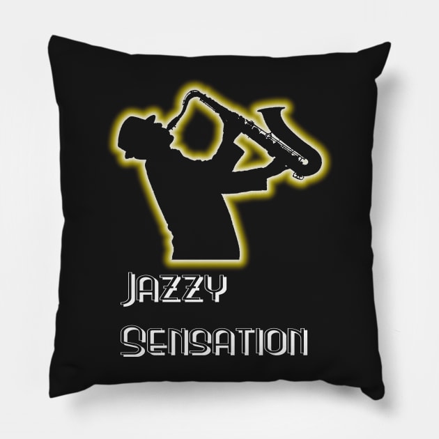 Jazzy Sensation Pillow by djmrice