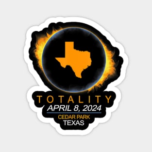 Cedar Park Texas Total Solar Eclipse 2024 Magnet