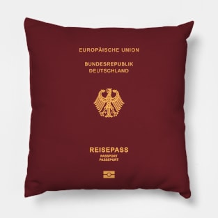 Germany passport Pillow