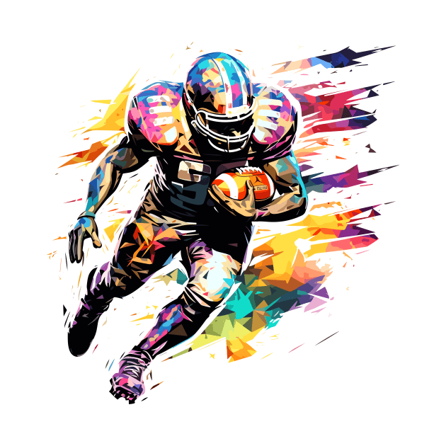 American Football Sport Game Champion Competition Abstract by Cubebox