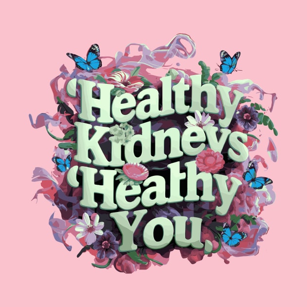 Healthy Kidneys Healthy You by GraphiTee Forge