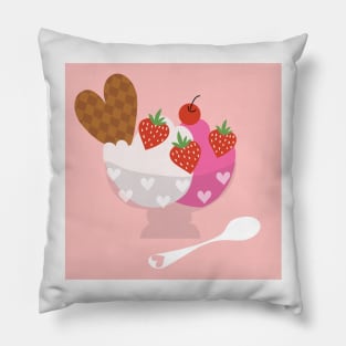 Ice cream sundae Pillow