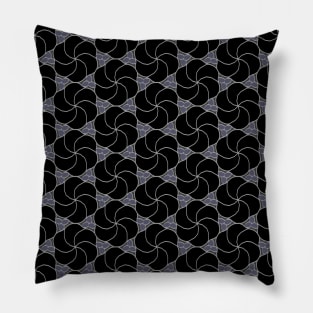 Obsidian Flowers Pillow