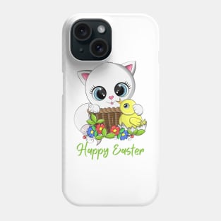 Cute Kitten HAPPY EASTER! Phone Case