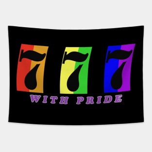 777 pride Tapestry