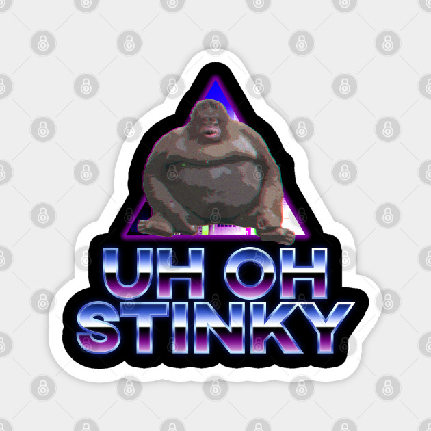 Uh Oh Stinky Poop Dank Memes Le Monke' Sticker