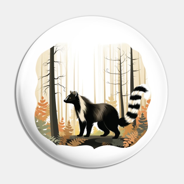 Skunk Pin by zooleisurelife