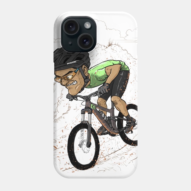 MTB Madness Phone Case by CALMA