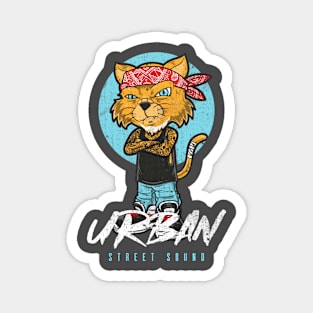 Urban Cat Magnet