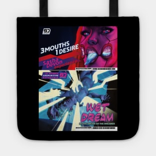 Cyberpunk 2077 ads - 3 Mouths 1 Desire - Wet dream Tote