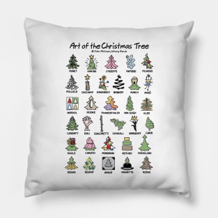 Art of the Christmas Tree Pillow