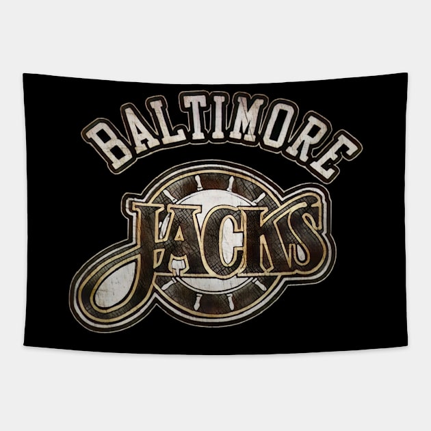 Baltimore Skipjacks Hockey Tapestry by Kitta’s Shop