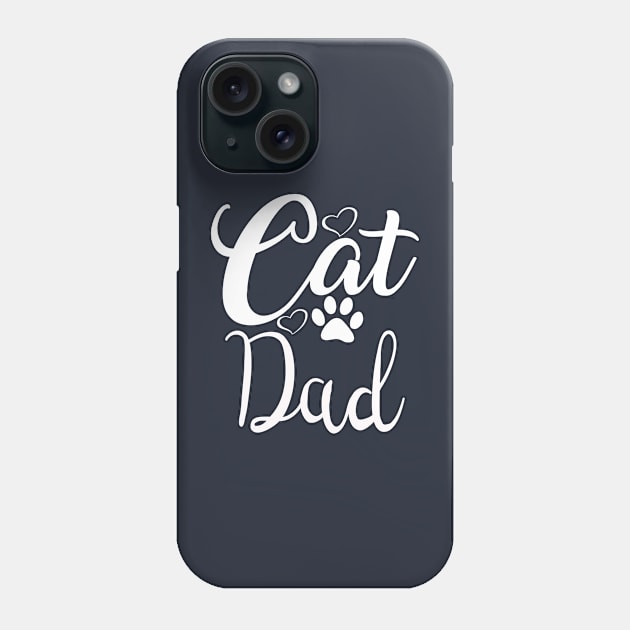 cat dad Phone Case by DELLA73