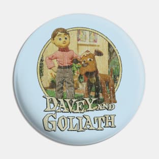 Davey and Goliath 1961 Pin