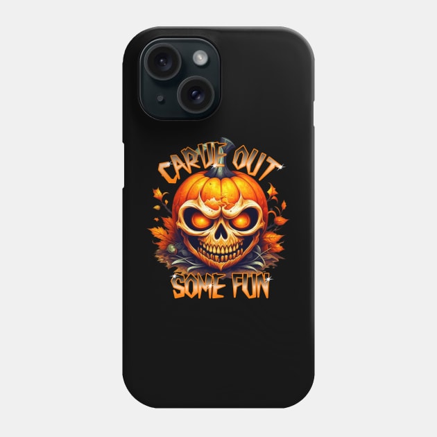 Carve Out Some Fun Phone Case by Norse Magic