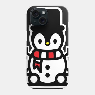 Penguin Snowman Christmas Bambu Brand Holiday Phone Case