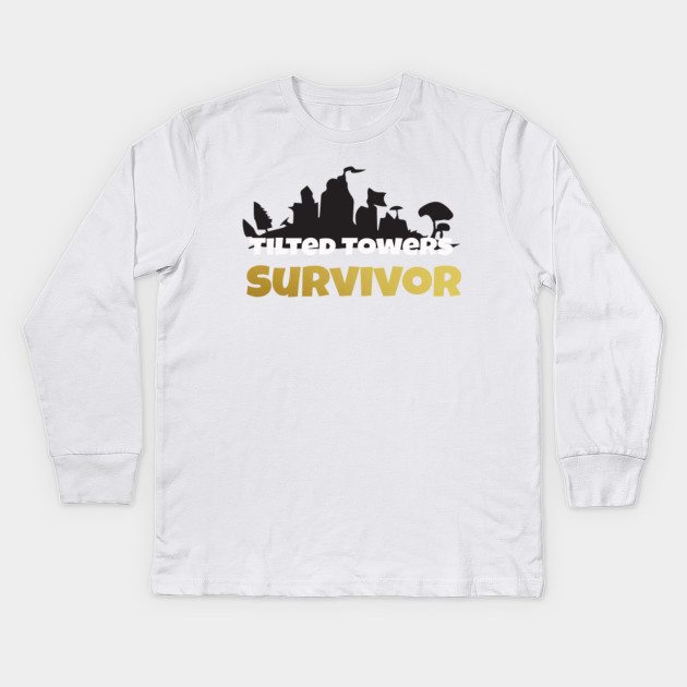funny fortnite tilted towers survivor kids long sleeve t shirt - tilted fortnite shirt
