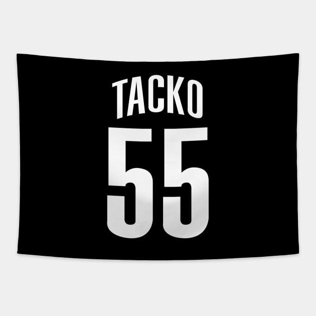 Tacko Fall Jersey Tapestry by Cabello's