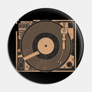 45 Record Adapter (Distressed) Pin