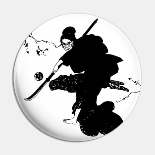 Samurai Justice Ginsburg Pin